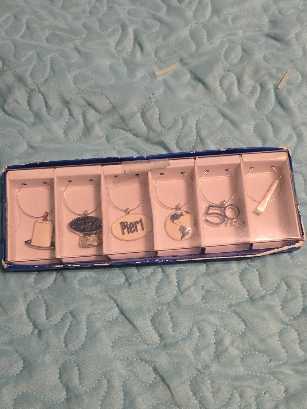 Pier 1 50th Anniversary Wine Glass Charms
